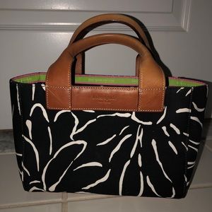 Vintage Kate Spade Black and White Mini Bag